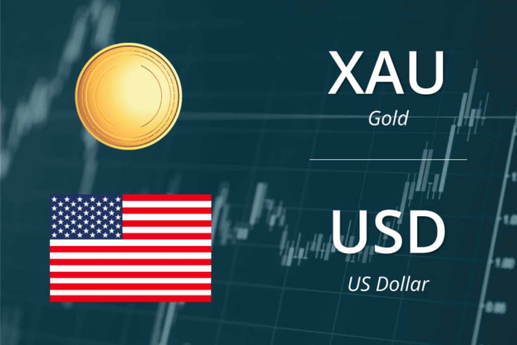 XAU représente l'or alors que USD représente le dollar US.